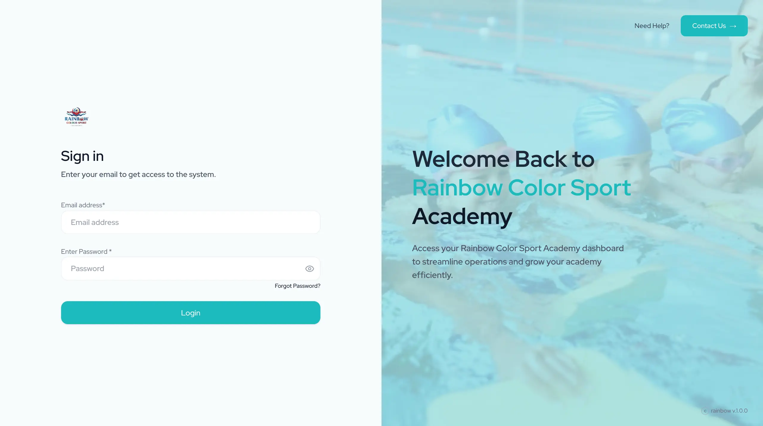 Rainbow Admin Panel screenshot 1