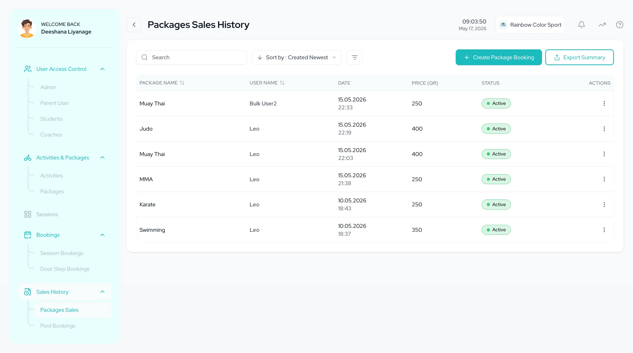 Rainbow Admin Panel screenshot 2