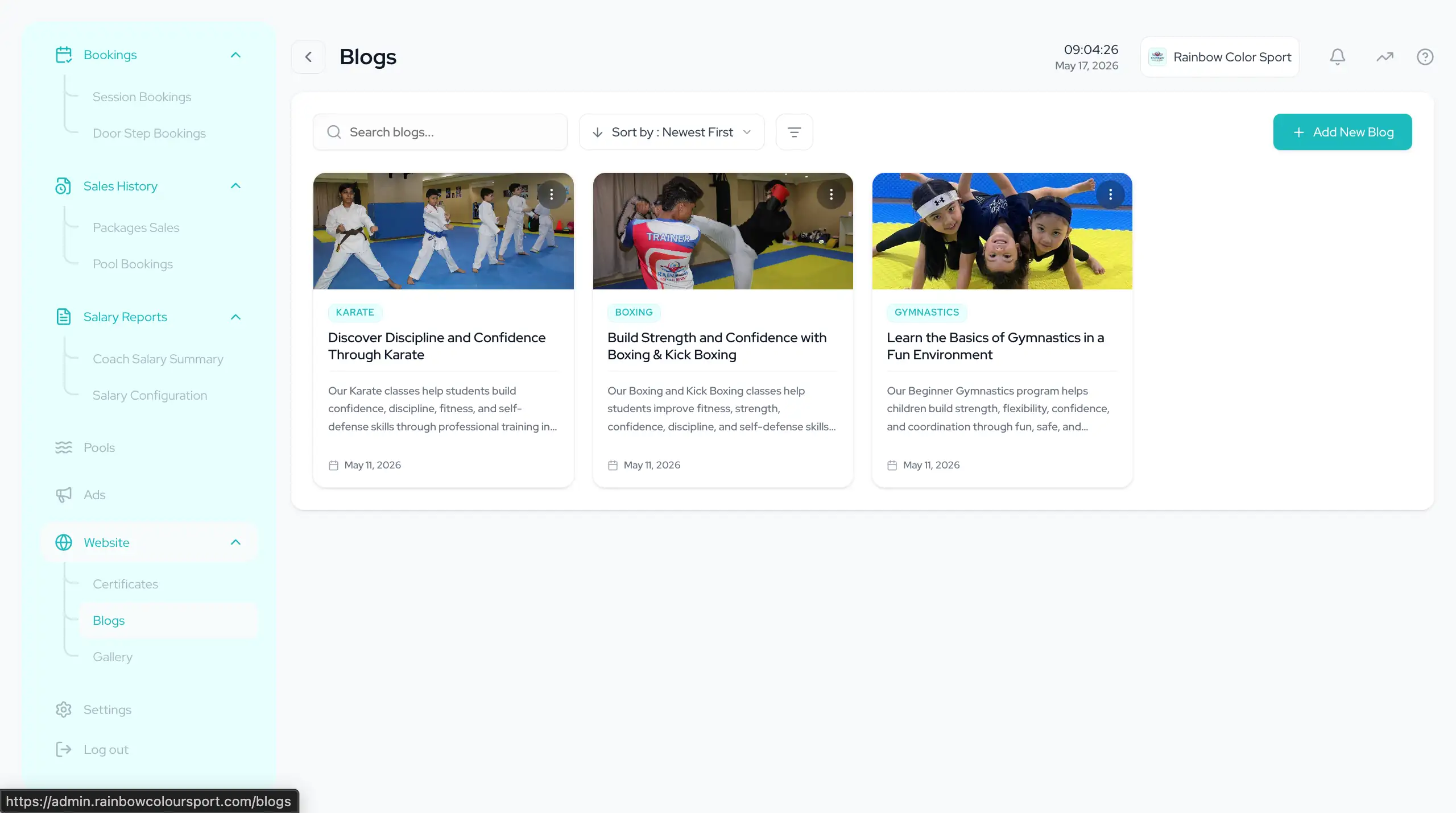 Rainbow Admin Panel screenshot 5