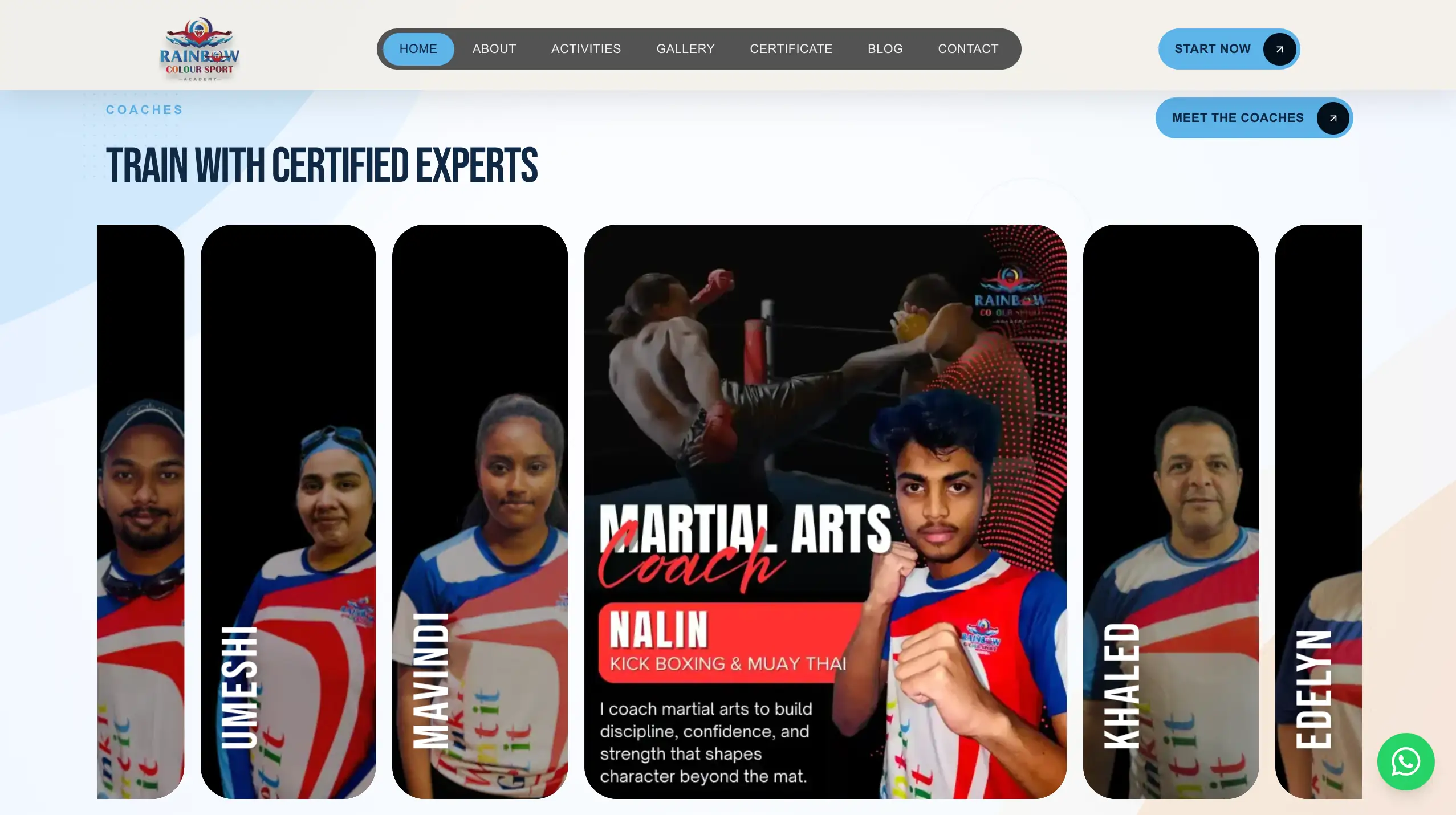 Rainbow Website screenshot 3