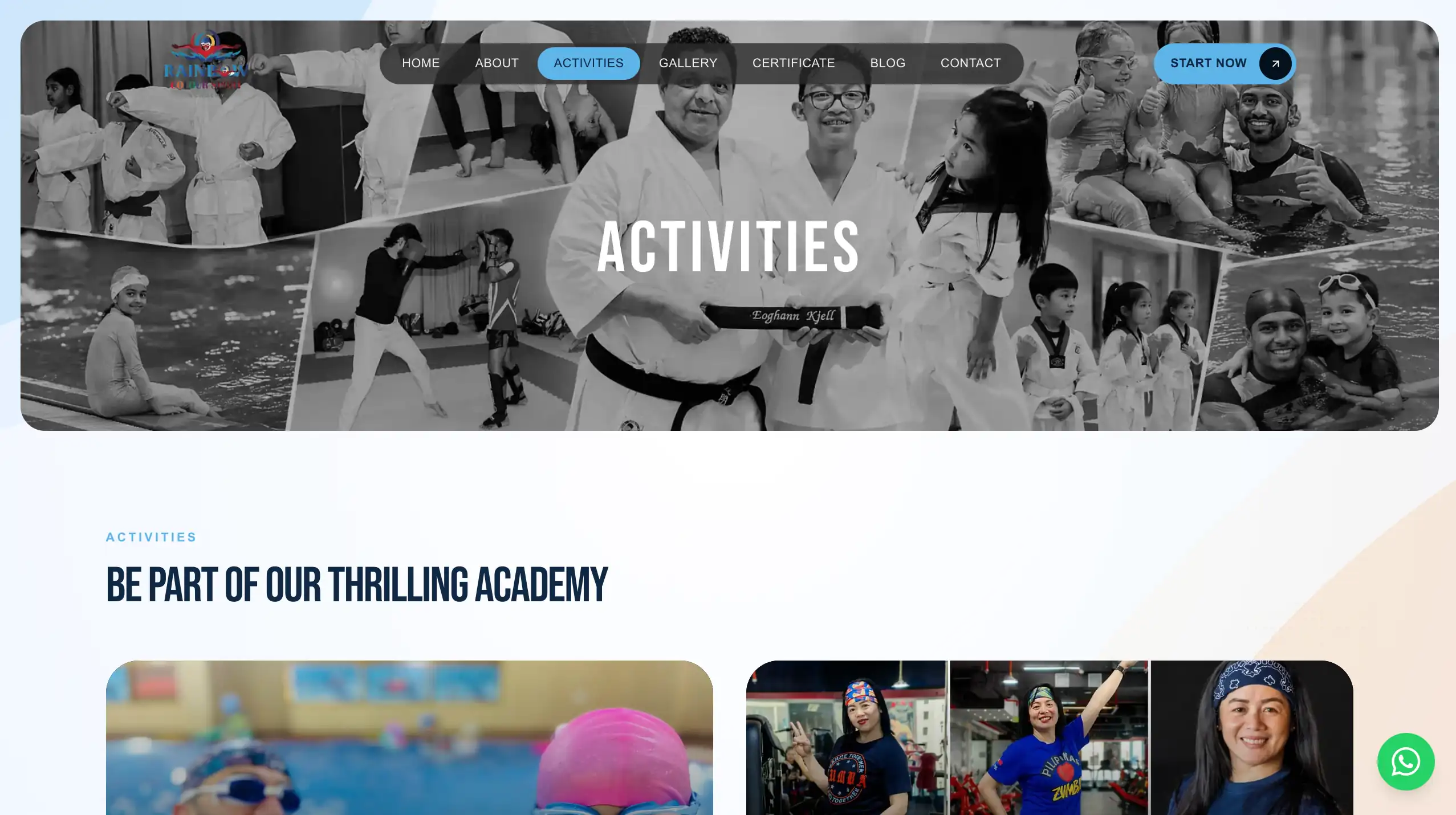 Rainbow Website screenshot 4