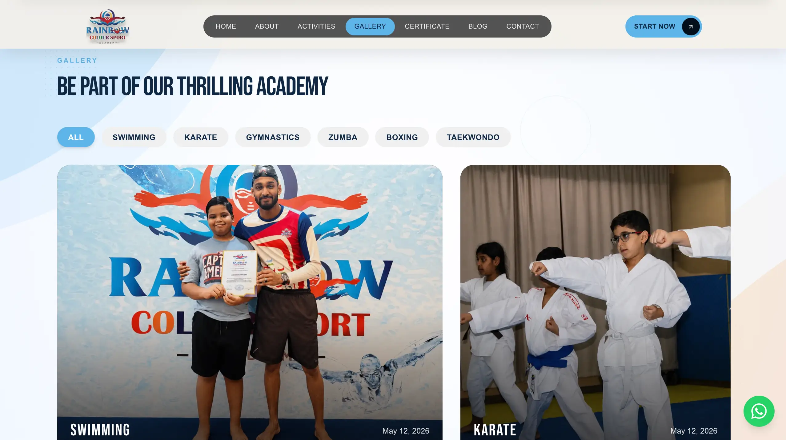 Rainbow Website screenshot 5