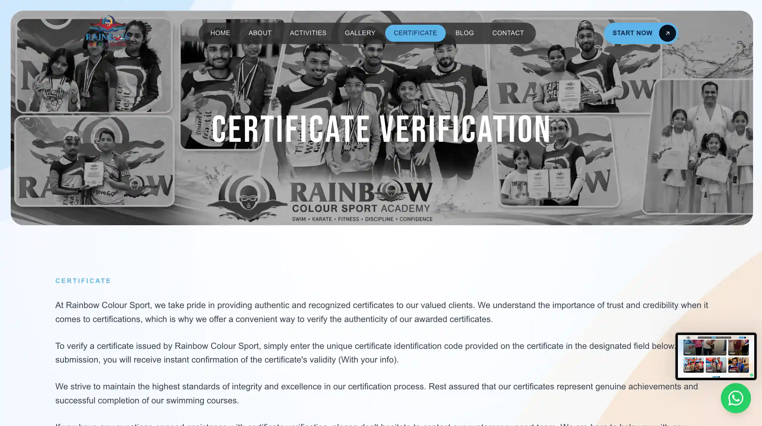 Rainbow Website screenshot 7