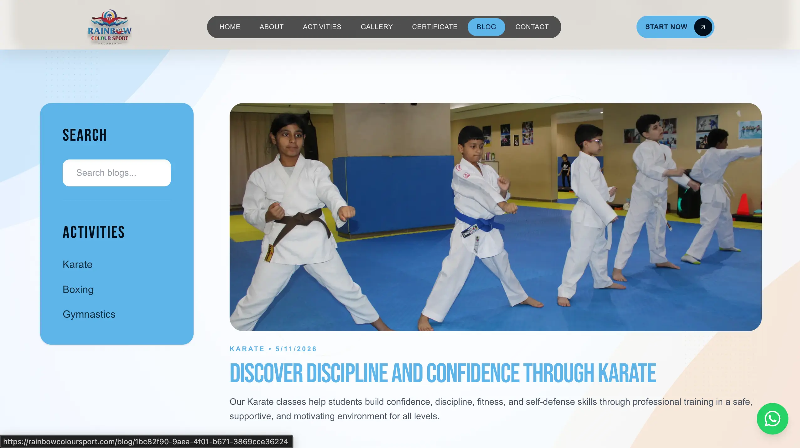 Rainbow Website screenshot 8