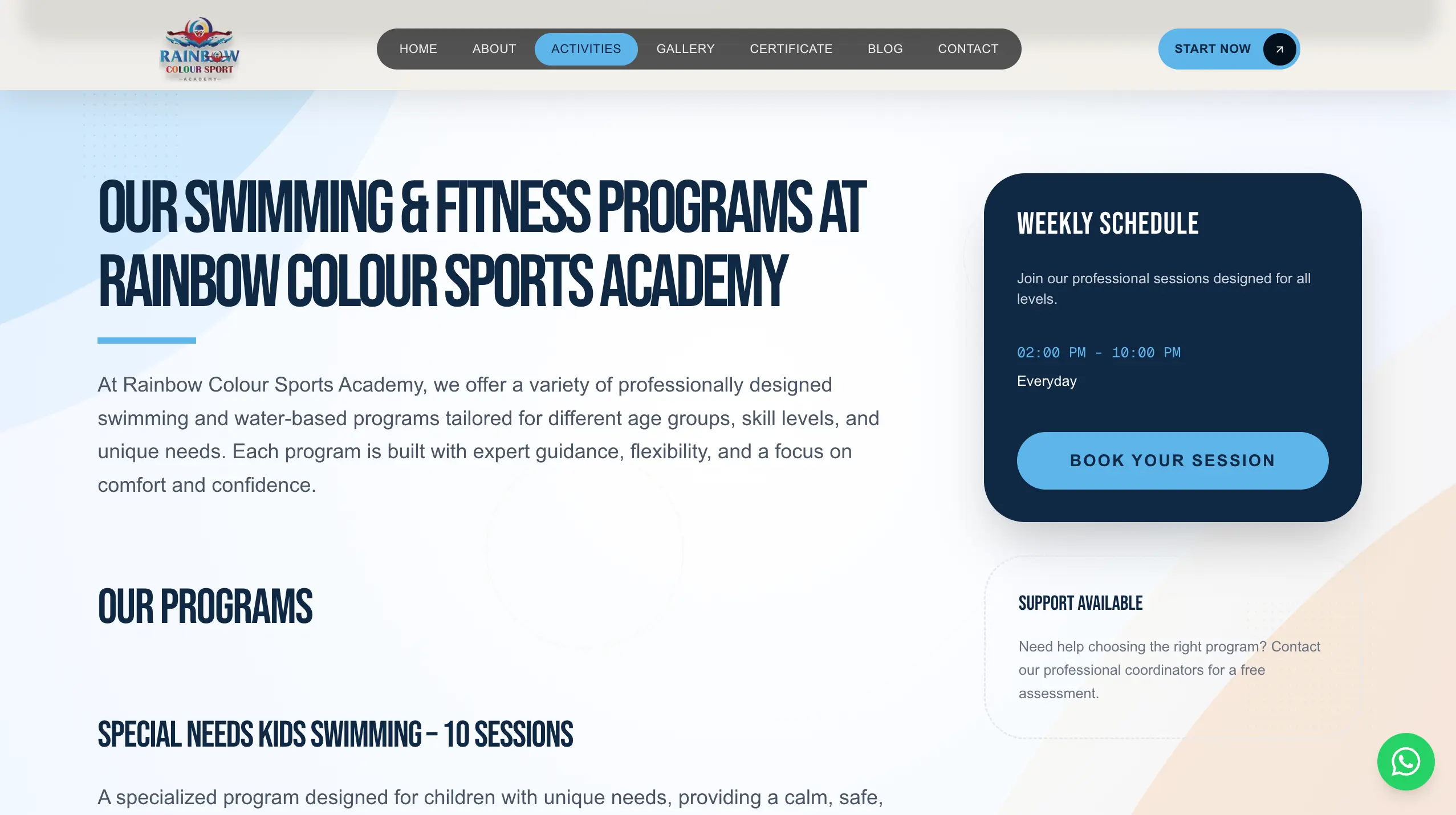 Rainbow Website screenshot 11