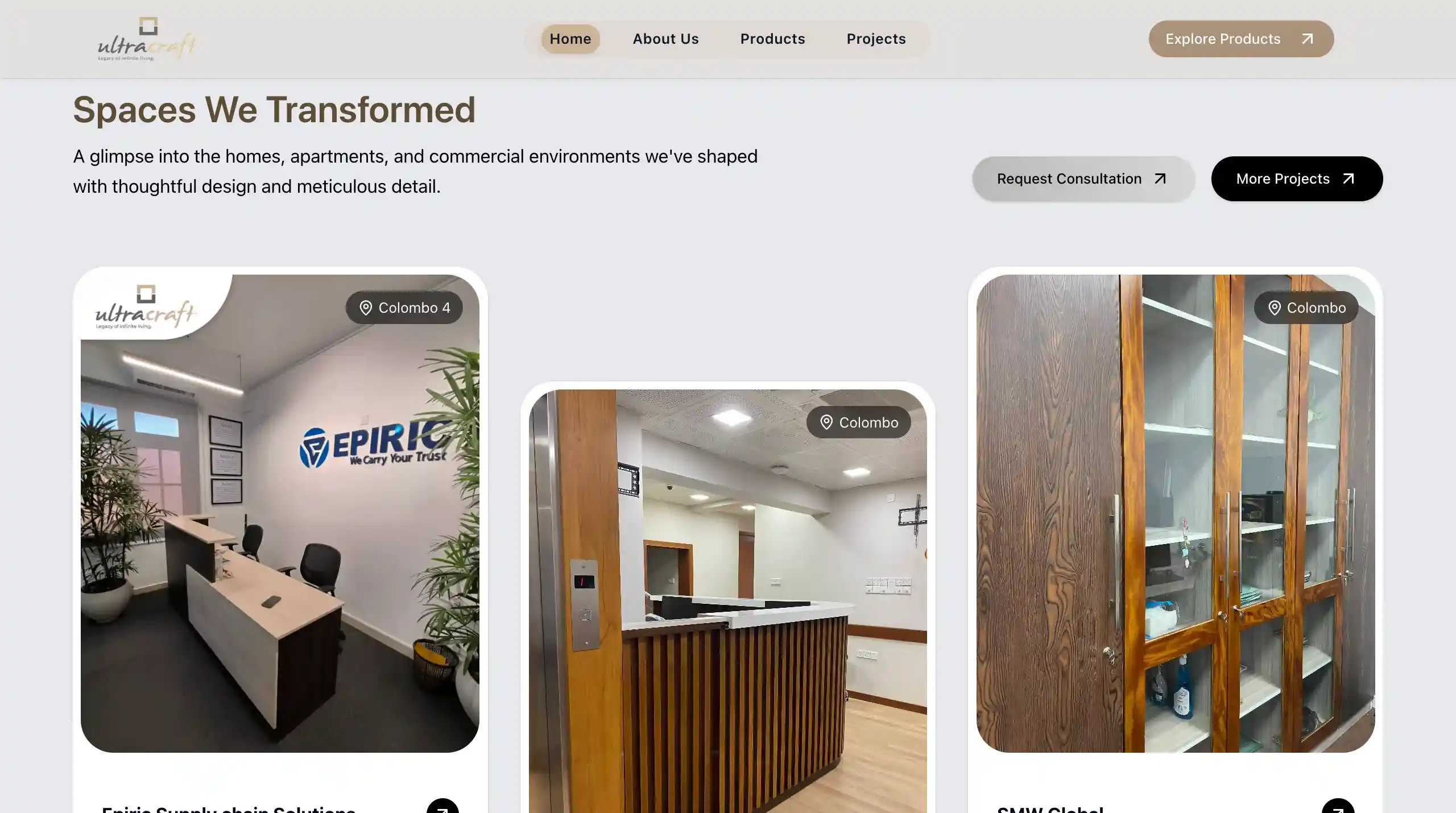 Ultracraft Website screenshot 4