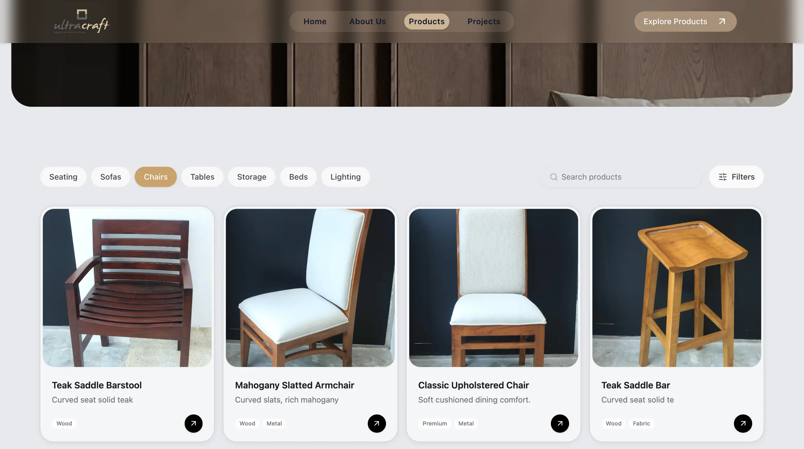 Ultracraft Website screenshot 6